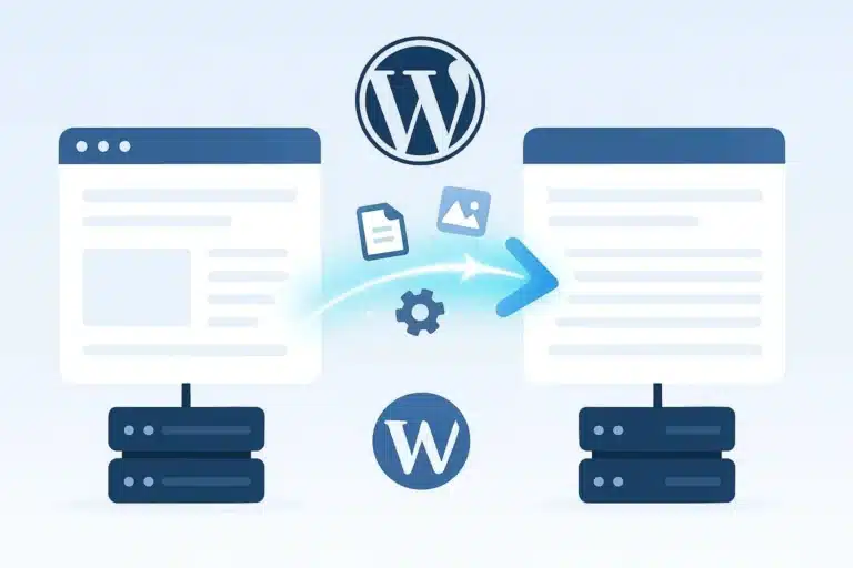 migrácia WordPress stránky