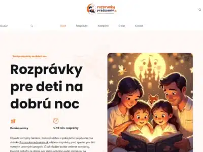 rozpravky pred spanim