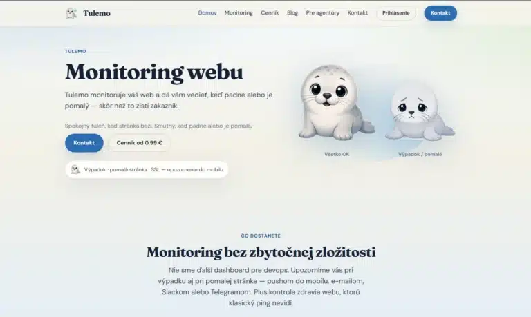 monitoring webu